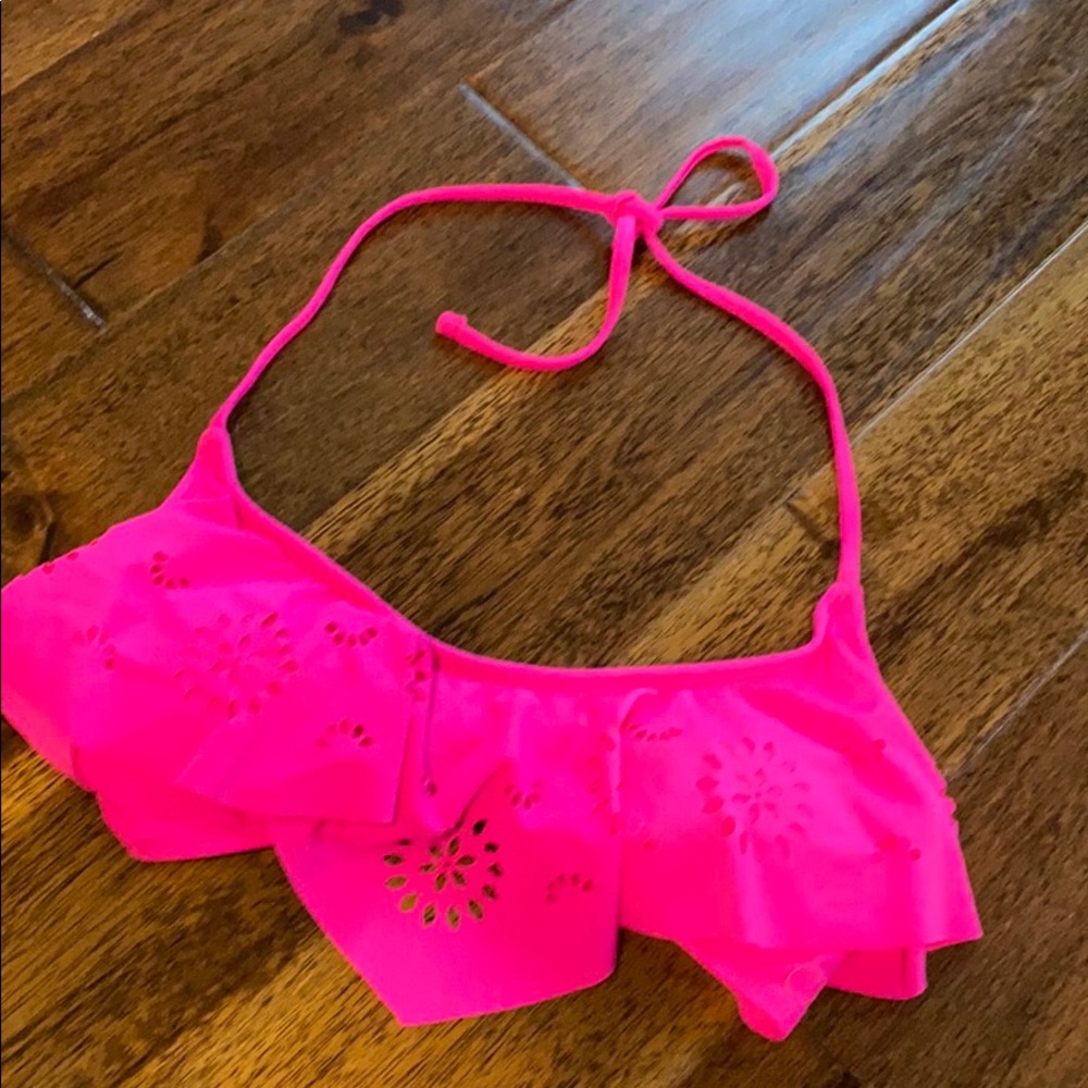 Pink bikini top 👙